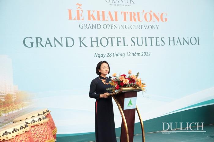 Phó Chủ tịch Hội đồng quản trị Constrexim – HOD Nguyễn Thị Lan Phương phát biểu 